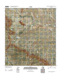 Bandera Mesa North Texas Historical topographic map, 1:24000 scale, 7.5 X 7.5 Minute, Year 2012