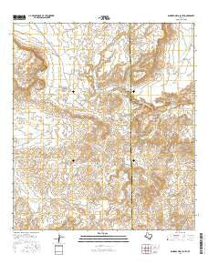 Bandera Mesa South Texas Current topographic map, 1:24000 scale, 7.5 X 7.5 Minute, Year 2016