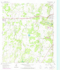 Bangs East Texas Historical topographic map, 1:24000 scale, 7.5 X 7.5 Minute, Year 1962