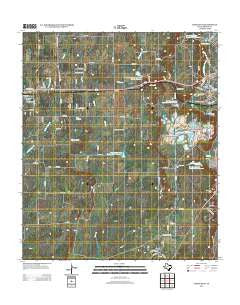 Bangs East Texas Historical topographic map, 1:24000 scale, 7.5 X 7.5 Minute, Year 2013