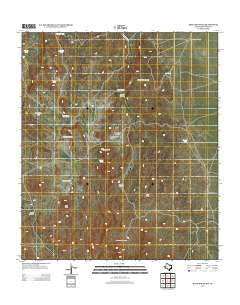 Bare Mountain Texas Historical topographic map, 1:24000 scale, 7.5 X 7.5 Minute, Year 2012