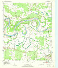 Barkman Texas Historical topographic map, 1:24000 scale, 7.5 X 7.5 Minute, Year 1950