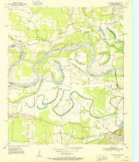 Barkman Texas Historical topographic map, 1:24000 scale, 7.5 X 7.5 Minute, Year 1951