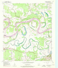 Barkman Texas Historical topographic map, 1:24000 scale, 7.5 X 7.5 Minute, Year 1950
