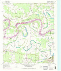 Barkman Texas Historical topographic map, 1:24000 scale, 7.5 X 7.5 Minute, Year 1950