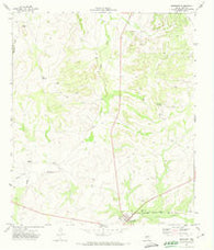 Barnhart Texas Historical topographic map, 1:24000 scale, 7.5 X 7.5 Minute, Year 1971