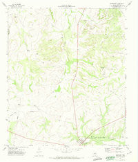 Barnhart Texas Historical topographic map, 1:24000 scale, 7.5 X 7.5 Minute, Year 1971