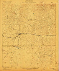 Barnhart Texas Historical topographic map, 1:62500 scale, 15 X 15 Minute, Year 1922