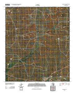 Barnhart Texas Historical topographic map, 1:24000 scale, 7.5 X 7.5 Minute, Year 2010