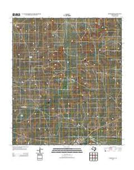 Barnhart Texas Historical topographic map, 1:24000 scale, 7.5 X 7.5 Minute, Year 2012