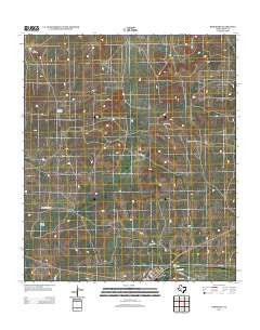 Barnhart Texas Historical topographic map, 1:24000 scale, 7.5 X 7.5 Minute, Year 2012