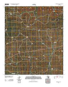 Barnhart NE Texas Historical topographic map, 1:24000 scale, 7.5 X 7.5 Minute, Year 2010