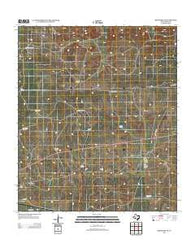 Barnhart NE Texas Historical topographic map, 1:24000 scale, 7.5 X 7.5 Minute, Year 2012