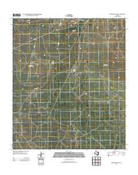 Barnhart SW Texas Historical topographic map, 1:24000 scale, 7.5 X 7.5 Minute, Year 2013