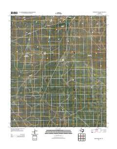 Barnhart SW Texas Historical topographic map, 1:24000 scale, 7.5 X 7.5 Minute, Year 2013