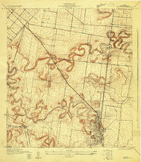 Barreda Texas Historical topographic map, 1:24000 scale, 7.5 X 7.5 Minute, Year 1930