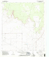 Barrilla Draw North Texas Historical topographic map, 1:24000 scale, 7.5 X 7.5 Minute, Year 1970