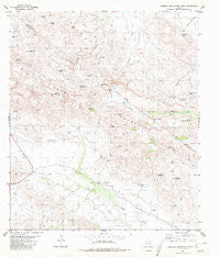 Barrilla Mountains West Texas Historical topographic map, 1:24000 scale, 7.5 X 7.5 Minute, Year 1980