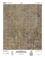 Barrilla Draw North Texas Historical topographic map, 1:24000 scale, 7.5 X 7.5 Minute, Year 2010