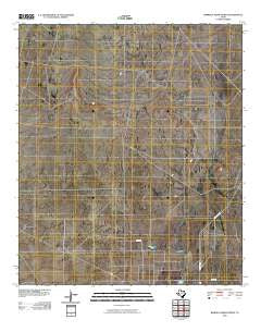 Barrilla Draw North Texas Historical topographic map, 1:24000 scale, 7.5 X 7.5 Minute, Year 2010