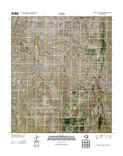 Barrilla Draw North Texas Historical topographic map, 1:24000 scale, 7.5 X 7.5 Minute, Year 2012