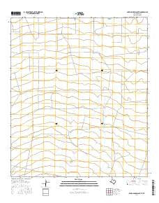 Barrilla Draw South Texas Current topographic map, 1:24000 scale, 7.5 X 7.5 Minute, Year 2016