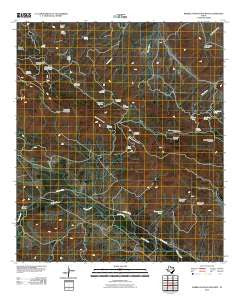 Barrilla Mountains West Texas Historical topographic map, 1:24000 scale, 7.5 X 7.5 Minute, Year 2010