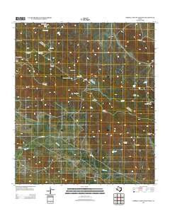 Barrilla Mountains West Texas Historical topographic map, 1:24000 scale, 7.5 X 7.5 Minute, Year 2012
