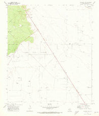 Barstow 3 NE Texas Historical topographic map, 1:24000 scale, 7.5 X 7.5 Minute, Year 1970