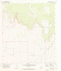 Barstow 3 NW Texas Historical topographic map, 1:24000 scale, 7.5 X 7.5 Minute, Year 1970
