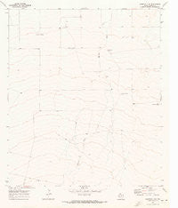 Barstow 3 SW Texas Historical topographic map, 1:24000 scale, 7.5 X 7.5 Minute, Year 1970