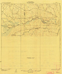Bart Texas Historical topographic map, 1:62500 scale, 15 X 15 Minute, Year 1927