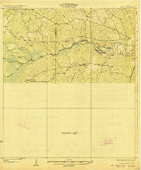 Bart Texas Historical topographic map, 1:62500 scale, 15 X 15 Minute, Year 1927