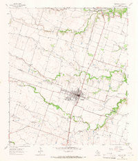 Bartlett Texas Historical topographic map, 1:24000 scale, 7.5 X 7.5 Minute, Year 1964