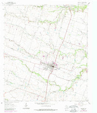 Bartlett Texas Historical topographic map, 1:24000 scale, 7.5 X 7.5 Minute, Year 1964