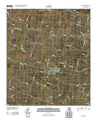 Bartlett Texas Historical topographic map, 1:24000 scale, 7.5 X 7.5 Minute, Year 2010