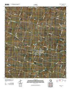 Bartlett Texas Historical topographic map, 1:24000 scale, 7.5 X 7.5 Minute, Year 2010