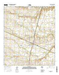 Bartlett Texas Current topographic map, 1:24000 scale, 7.5 X 7.5 Minute, Year 2016