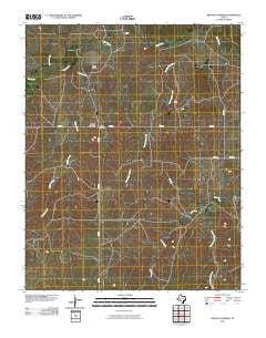 Barton Corners Texas Historical topographic map, 1:24000 scale, 7.5 X 7.5 Minute, Year 2010