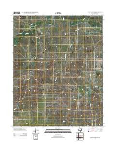 Barton Corners Texas Historical topographic map, 1:24000 scale, 7.5 X 7.5 Minute, Year 2012