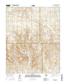 Barton Creek Texas Current topographic map, 1:24000 scale, 7.5 X 7.5 Minute, Year 2016