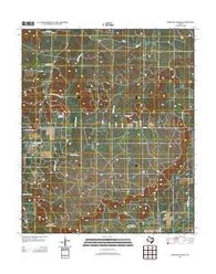 Bartons Chapel Texas Historical topographic map, 1:24000 scale, 7.5 X 7.5 Minute, Year 2012