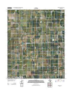 Barwise Texas Historical topographic map, 1:24000 scale, 7.5 X 7.5 Minute, Year 2012