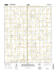 Barwise Texas Current topographic map, 1:24000 scale, 7.5 X 7.5 Minute, Year 2016