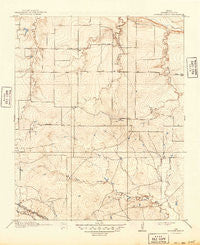 Barwise School Texas Historical topographic map, 1:31680 scale, 7.5 X 7.5 Minute, Year 1918