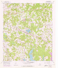 Bascom Texas Historical topographic map, 1:24000 scale, 7.5 X 7.5 Minute, Year 1966