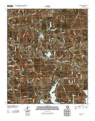 Bascom Texas Historical topographic map, 1:24000 scale, 7.5 X 7.5 Minute, Year 2010