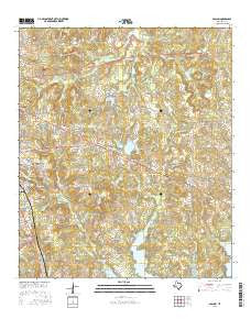 Bascom Texas Current topographic map, 1:24000 scale, 7.5 X 7.5 Minute, Year 2016