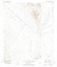 Bass Canyon Texas Historical topographic map, 1:24000 scale, 7.5 X 7.5 Minute, Year 1972