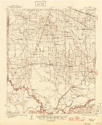 Bassett Texas Historical topographic map, 1:62500 scale, 15 X 15 Minute, Year 1930